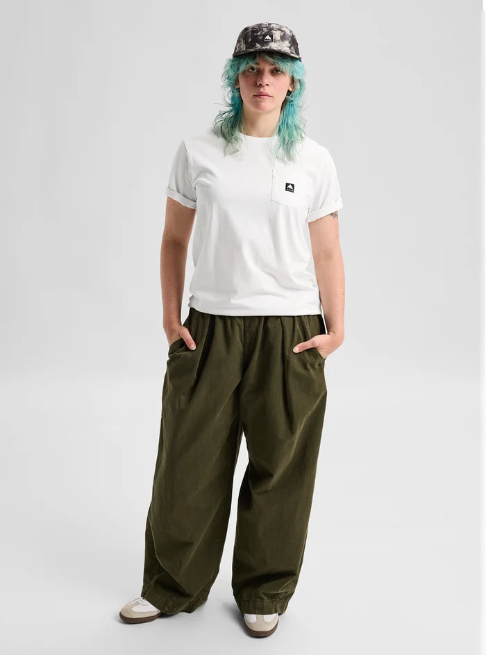 Product image of Burton Colfax Short Sleeve T-Shirt[Variant:Stout White]