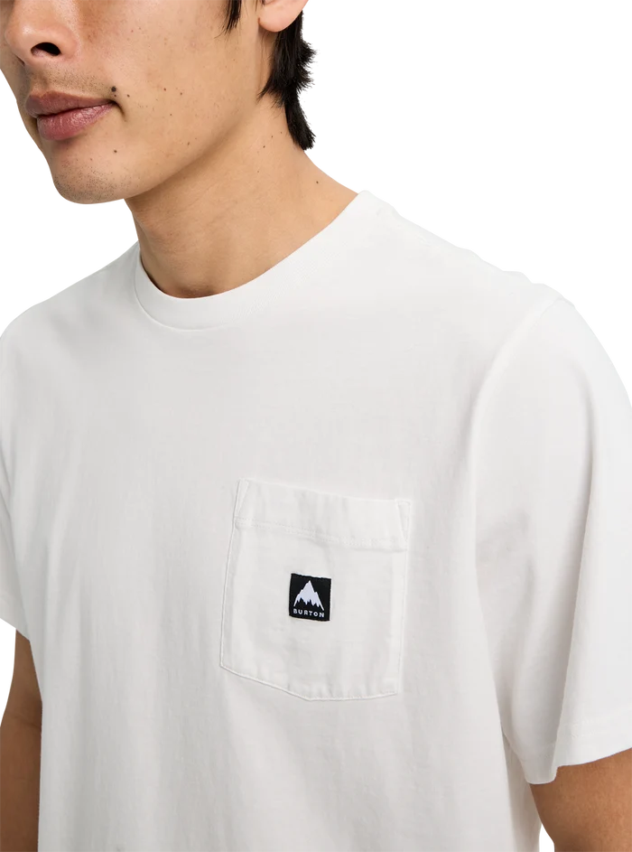 Product image of Burton Colfax Short Sleeve T-Shirt[Variant:Stout White]