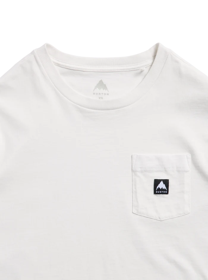 Product image of Burton Colfax Short Sleeve T-Shirt[Variant:Stout White]