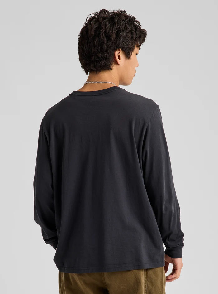 Product image of Burton Colfax Long Sleeve T-Shirt[Variant:True Black]