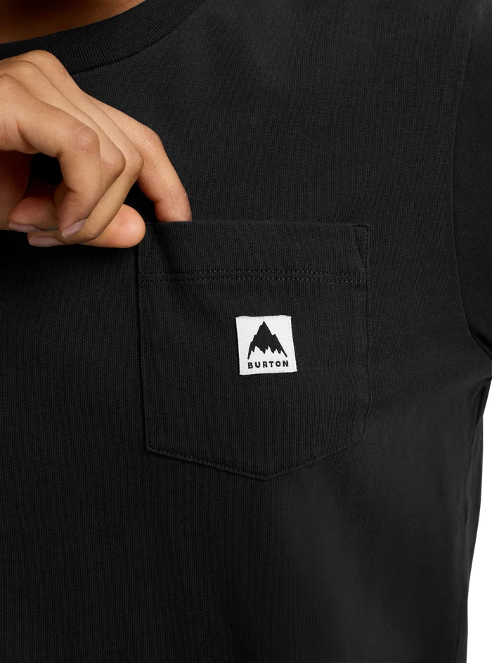 Product image of Burton Colfax Long Sleeve T-Shirt[Variant:True Black]