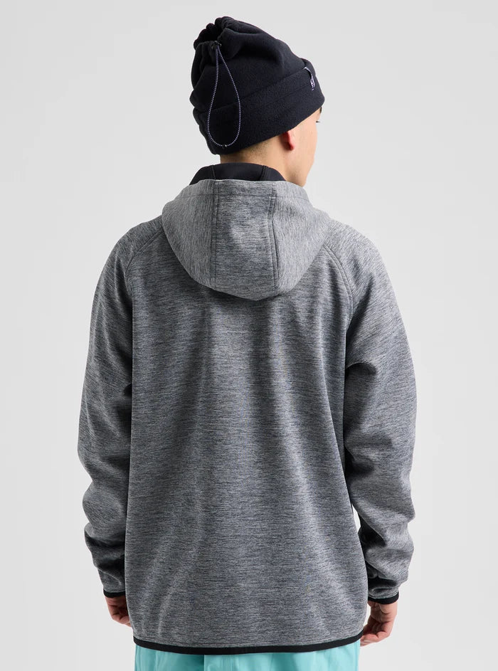 Product image of Men's Burton Crown Weatherproof Full-Zip Fleece[Variant:True Black Heather]