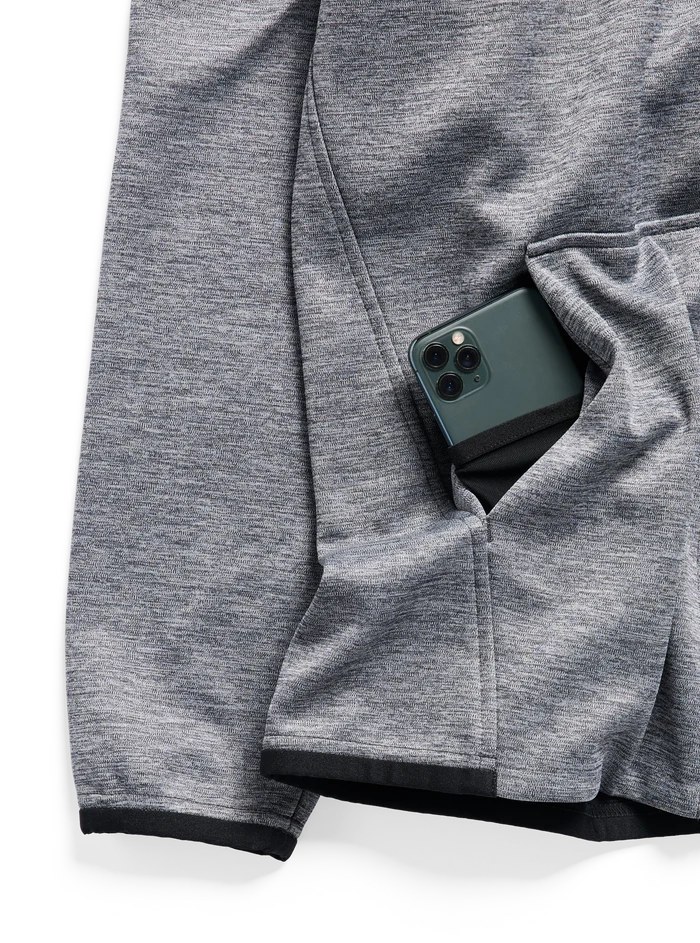 Product image of Men's Burton Crown Weatherproof Full-Zip Fleece[Variant:True Black Heather]