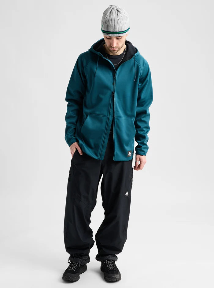 Product image of Burton Men's Crown Weatherproof Full-Zip Fleece[Variant:Atlantic Teal]