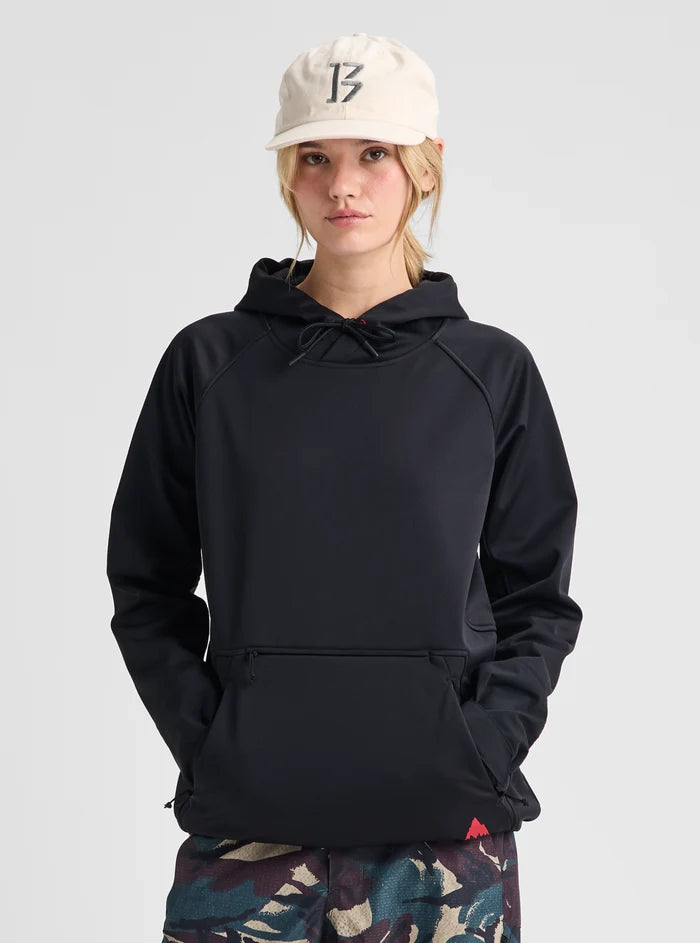 Product image of Burton Crown Weatherproof Riding Pullover Hoodie[Variant:True Black]