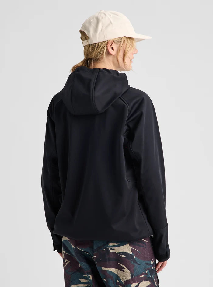 Product image of Burton Crown Weatherproof Riding Pullover Hoodie[Variant:True Black]