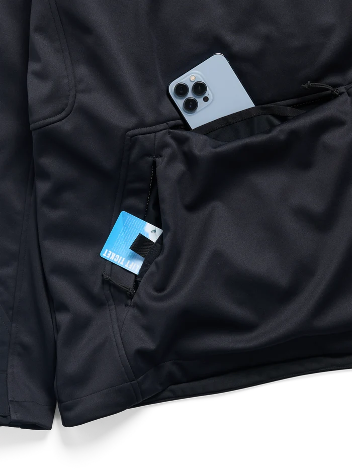 Product image of Burton Crown Weatherproof Riding Pullover Hoodie[Variant:True Black]