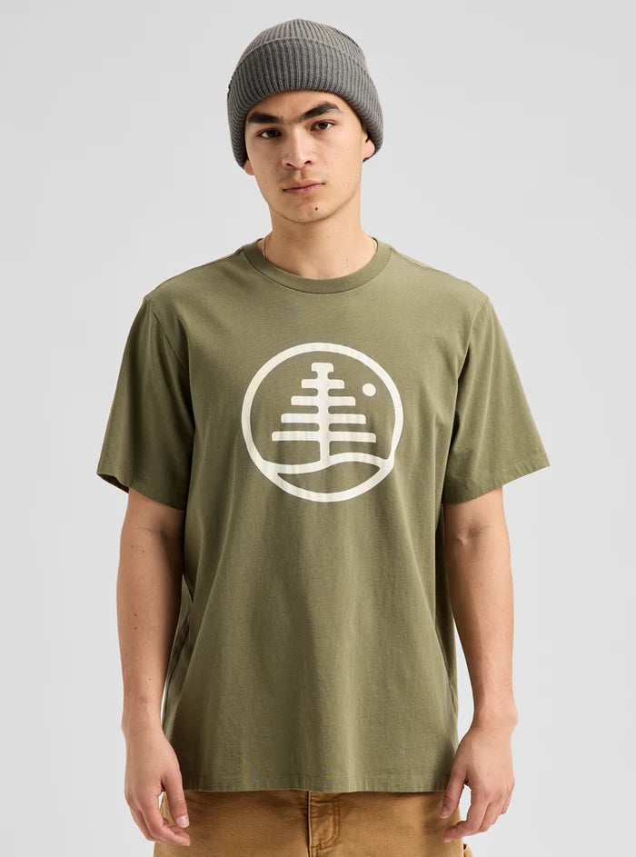 Product image of Burton Family Tree Short Sleeve T-Shirt[Variant:Forest Moss]