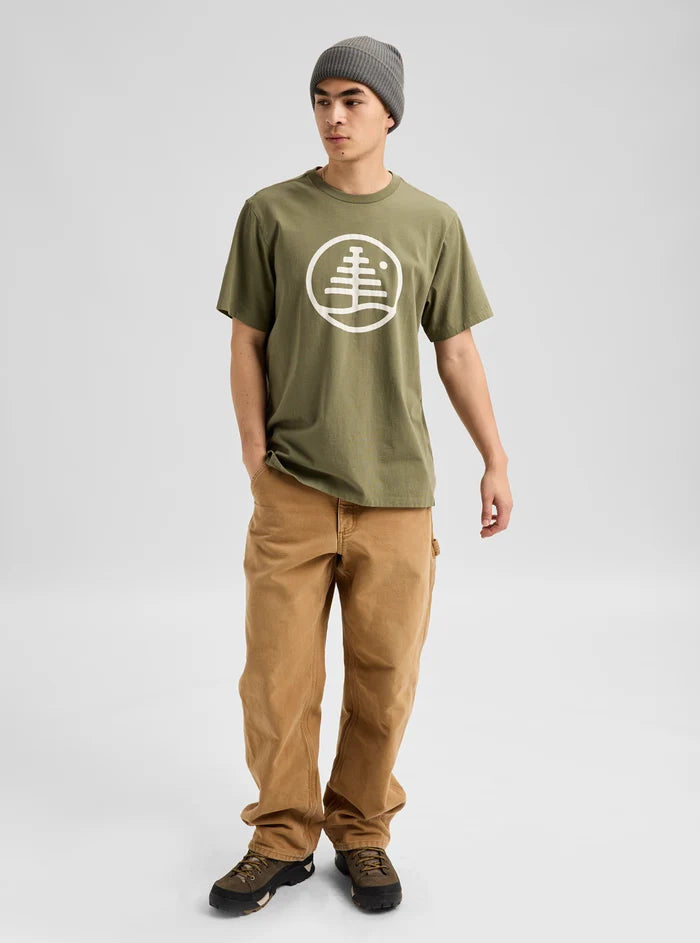 Product image of Burton Family Tree Short Sleeve T-Shirt[Variant:Forest Moss]
