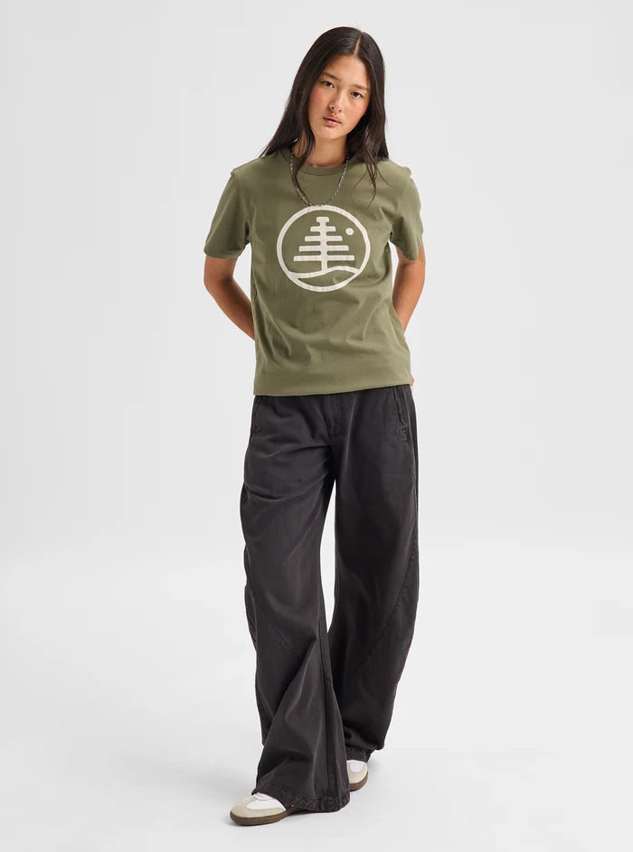 Product image of Burton Family Tree Short Sleeve T-Shirt[Variant:Forest Moss]
