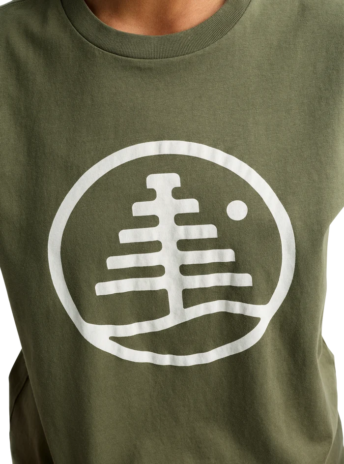 Product image of Burton Family Tree Short Sleeve T-Shirt[Variant:Forest Moss]