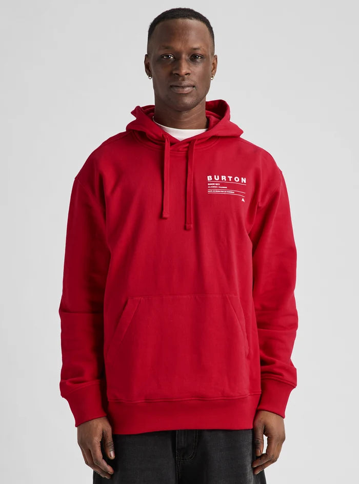Product image of Burton Moretown Pullover Hoodie[Variant:Geranium Red]