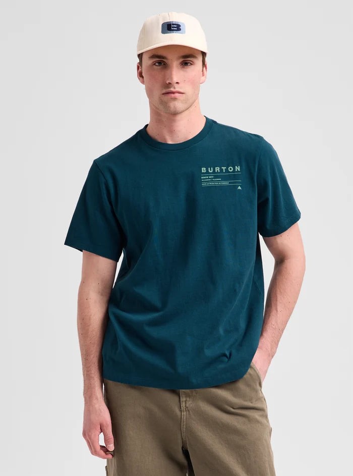 Product image of Burton Moretown Short Sleeve T-Shirt[Variant:Atlantic Teal]