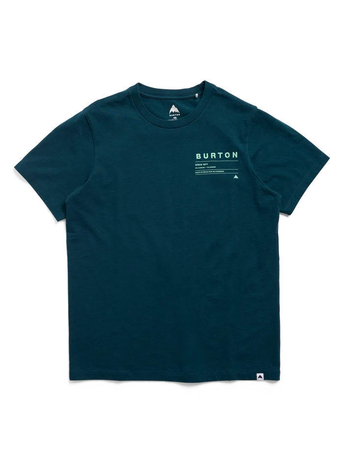 Product image of Burton Moretown Short Sleeve T-Shirt[Variant:Atlantic Teal]