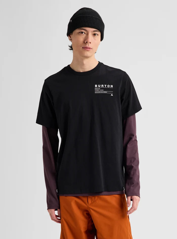 Product image of Burton Moretown Short Sleeve T-Shirt[Variant:True Black]