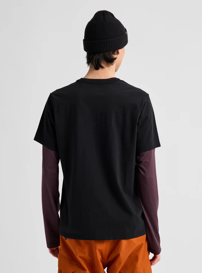 Product image of Burton Moretown Short Sleeve T-Shirt[Variant:True Black]