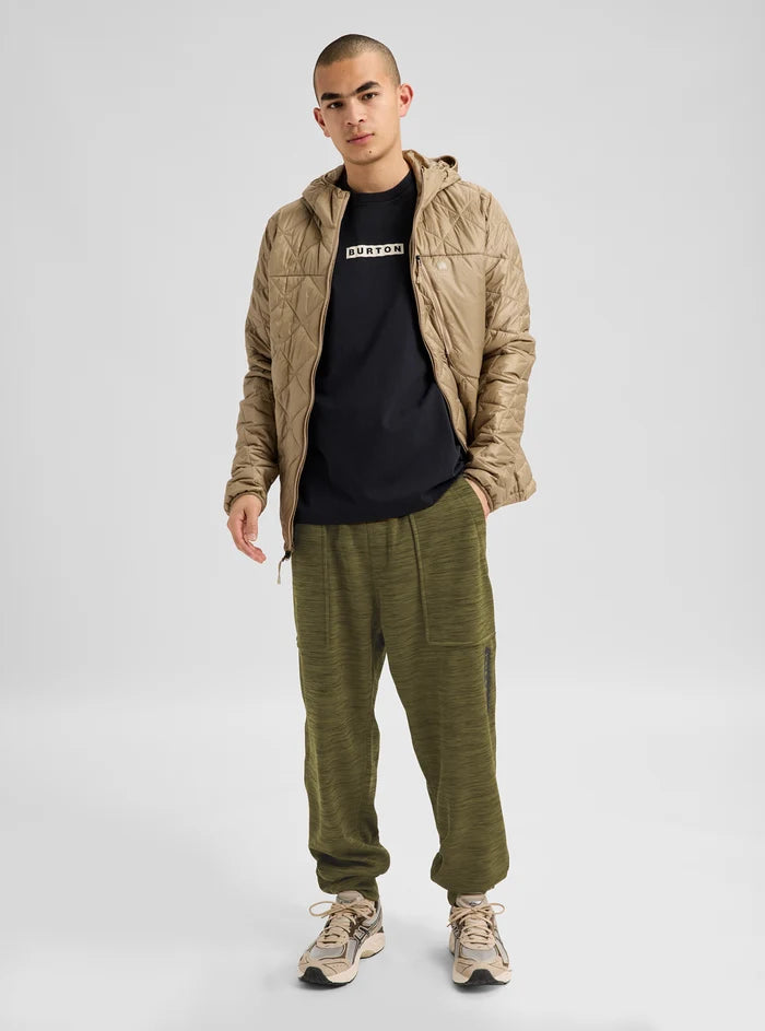Product image of Men's Burton Oak Fleece Pants[Variant:Dried Moss Heather]