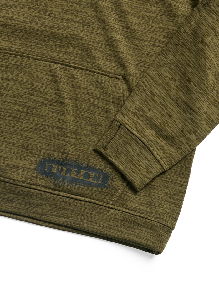 Product image of Men's Burton Oak Pullover Hoodie[Variant:Dried Moss Heather]