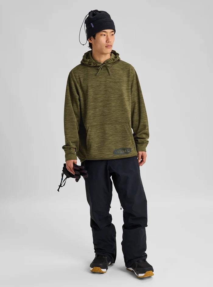 Product image of Men's Burton Oak Pullover Hoodie[Variant:Dried Moss Heather]
