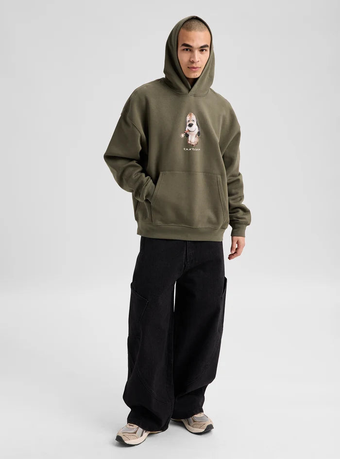 Product image of Burton Short Fuse Pullover Hoodie[Variant:Khaki Green]