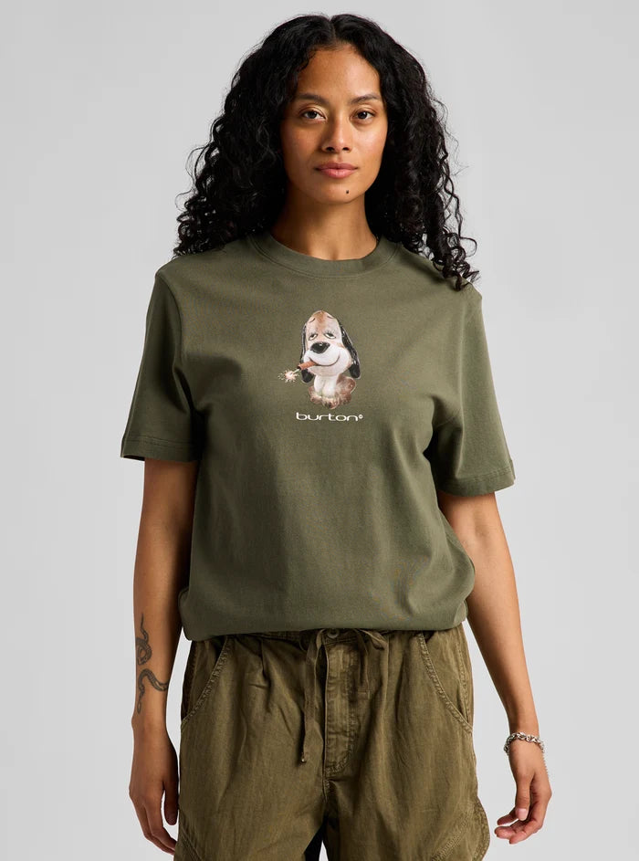 Product image of Burton Short Fuse Short Sleeve T-Shirt[Variant:Khaki Green]