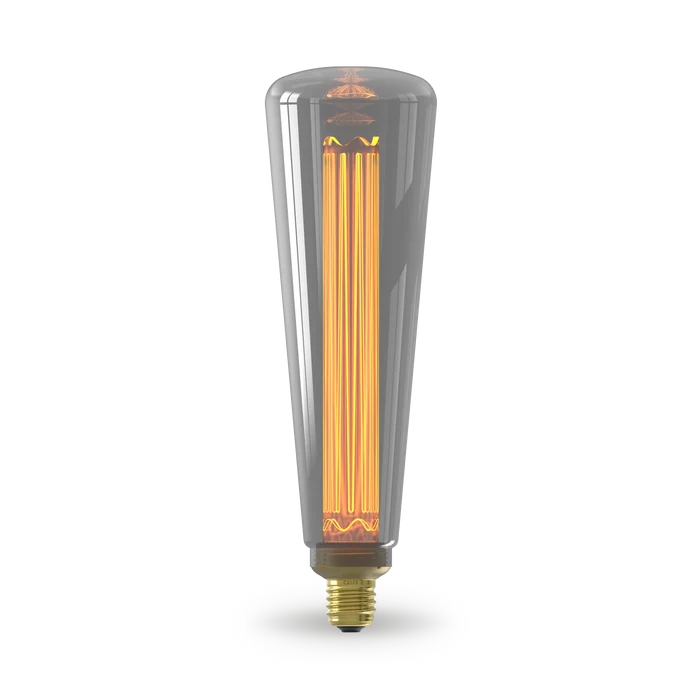 Calex Royal Kinna Bulb - E27 - Filament - Titanium