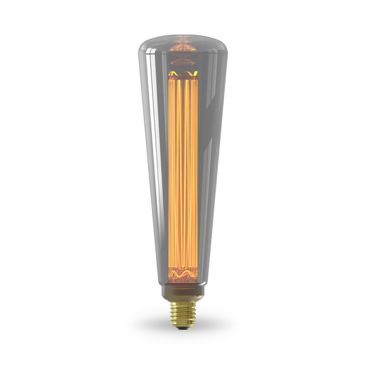 Calex Royal Kinna Bulb - E27 - Filament - Titanium