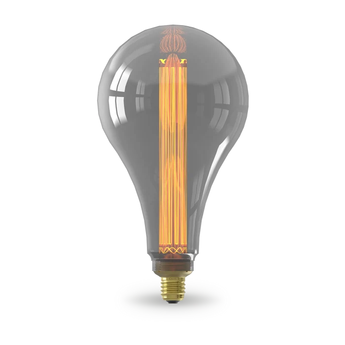 Calex Royal Osby Bulb - E27 - Filament - Titanium