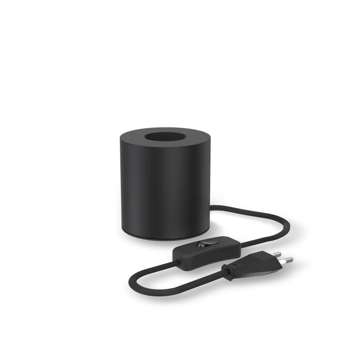 Calex Table Lamp Round - E27 - Black