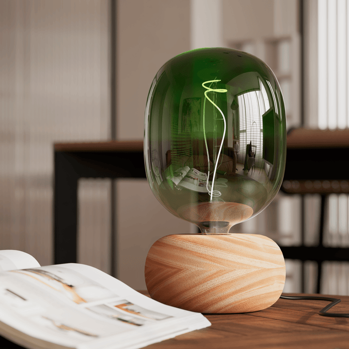 Calex Table Lamp Round - E27 - FSC Wood