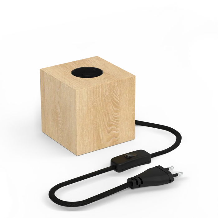 Calex Table Lamp Square - E27 - FSC® Wood