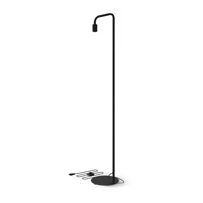 Calex U-Line Floor Lamp - E27 - Black