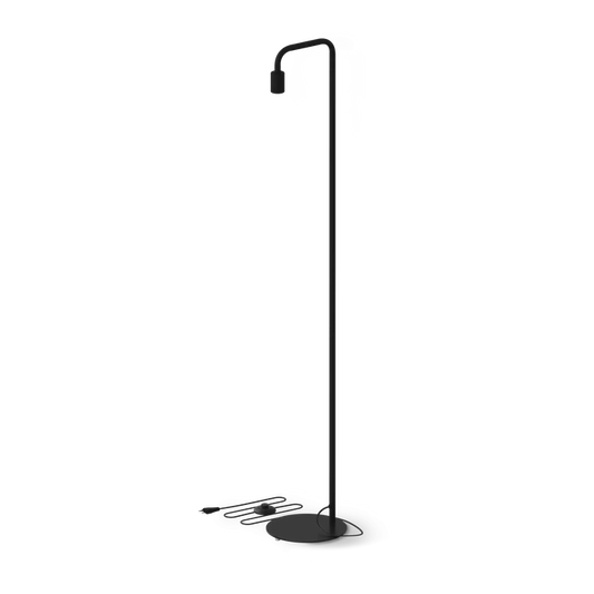 Calex U-Line Floor Lamp - E27 - Black