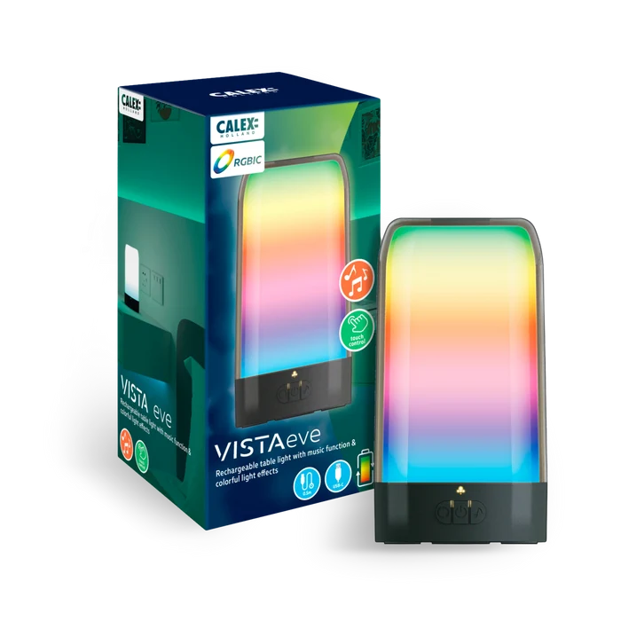 Calex Vista Table Light - Battery - RGBIC