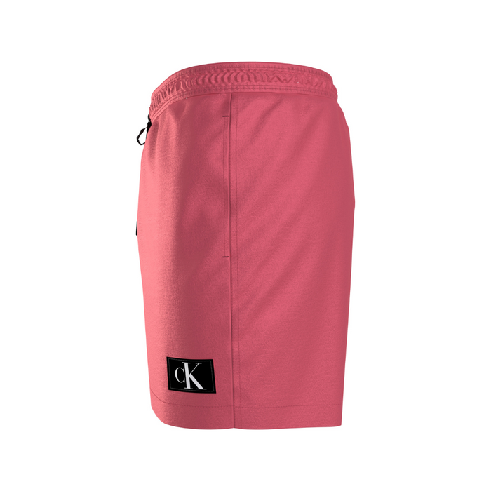 Calvin Klein Drawstring Swim Shorts , Dynamic. Bold, Youthful Light Bordeau