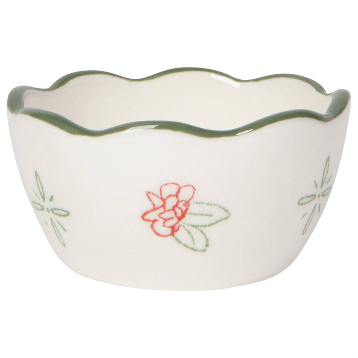 Camellia Stoneware Nesting Bowls Set of 4 Assorted