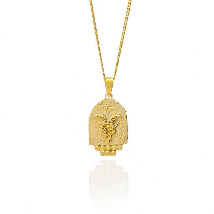 Luna & Rose Capricorn Zodiac Necklace