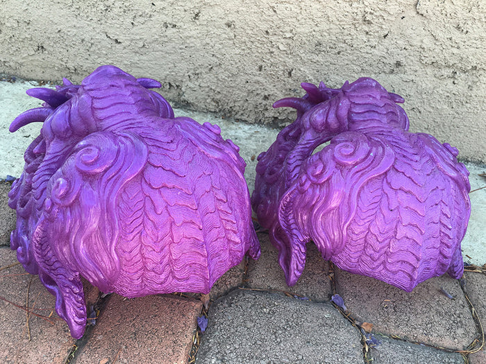 CAST URETHANE SENTINEL MASK- GLOW IN THE DARK "ORCHID"