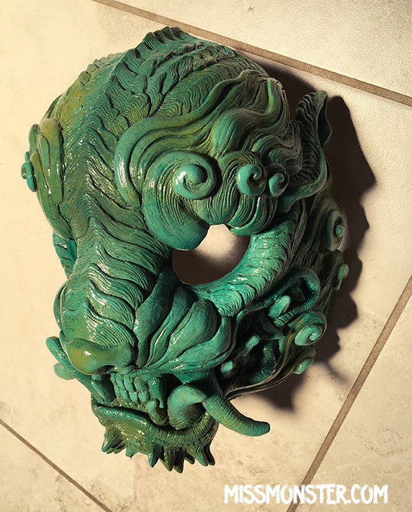 CAST URETHANE SENTINEL MASK- JADE