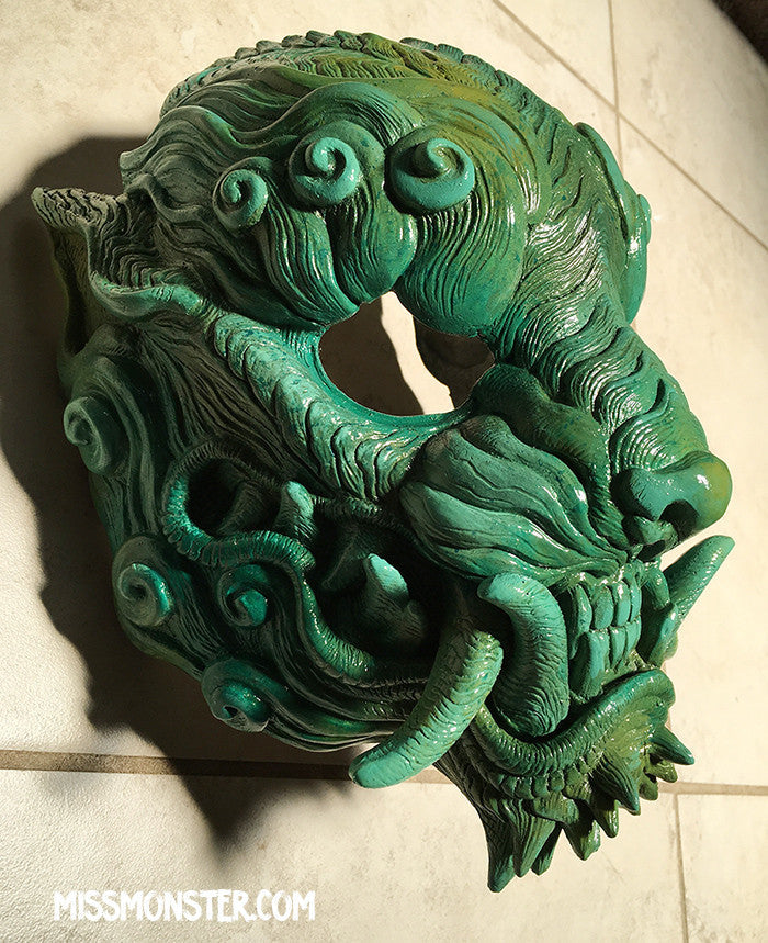 CAST URETHANE SENTINEL MASK- JADE