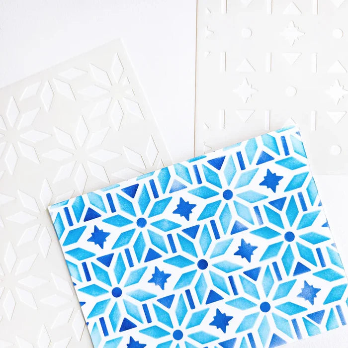 Catherine Pooler - Layered Stencil - Folk Star. Traditional craftsmanship with the Folk Star. Available at Embellish Away located in Bowmanville Ontario Canada.