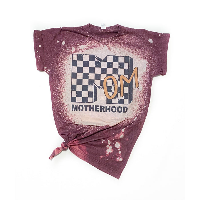 Checkered Motherhood MTV Bleached Graphic Tee