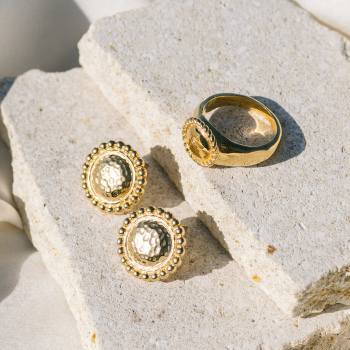 Classic Bowie Earrings - Gold