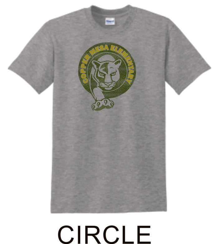 CME Circle Design Basic Tee- Matte or Glitter