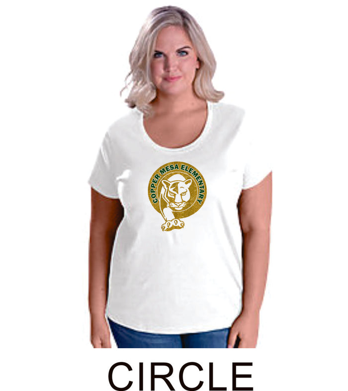 CME Curvy Ladies Tee- 6 designs- Matte or Glitter