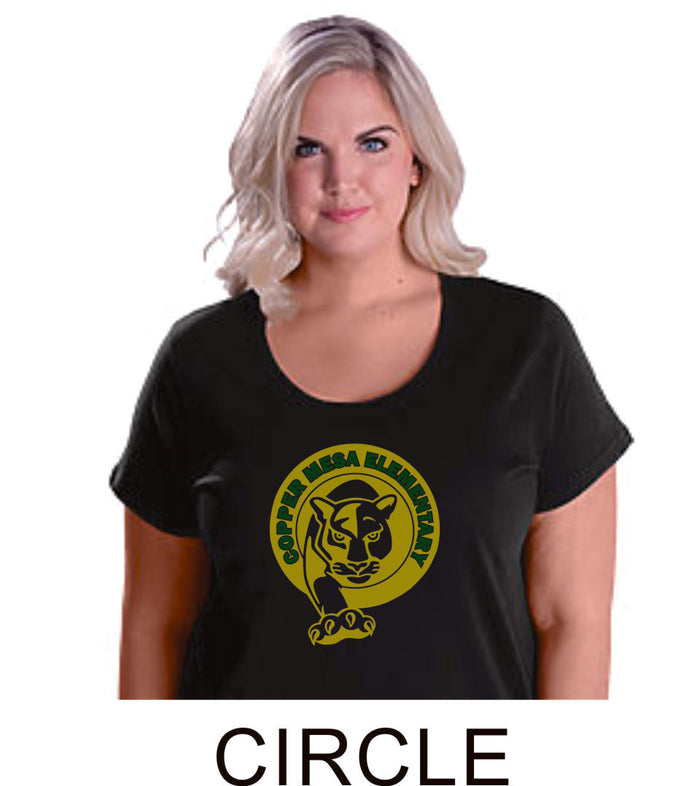 CME Curvy Ladies Tee- 6 designs- Matte or Glitter