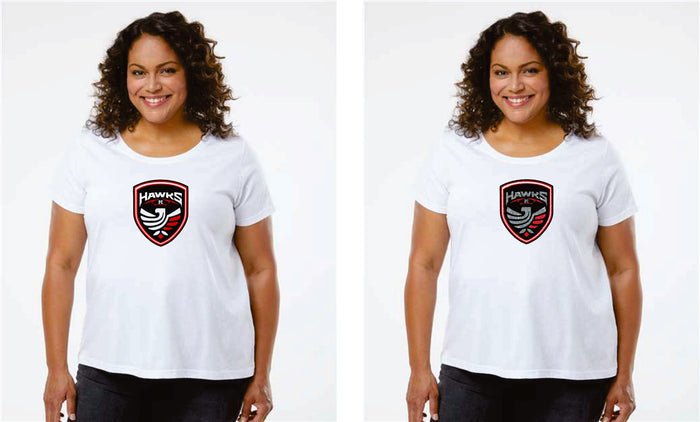 CO Hawks FC Curvy Ladies Tee- Matte or Glitter