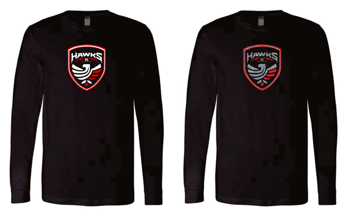 CO Hawks FC Long Sleeve Tee- Matte or Glitter