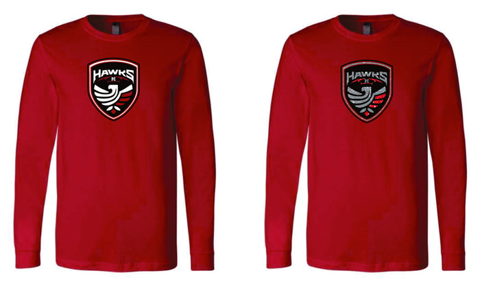 CO Hawks FC Long Sleeve Tee- Matte or Glitter