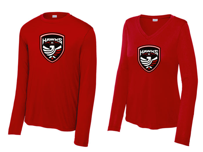 CO Hawks FC Sport-Tek Long Sleeve Tee -Youth, Ladies, or Unisex Sizes